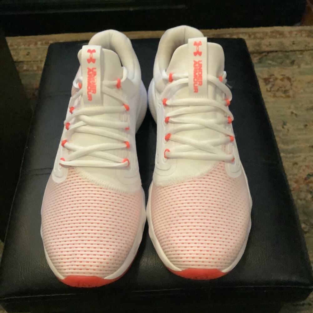Under Armour Women's Running Shoes Size 11 White & Red ***Worn Twice***